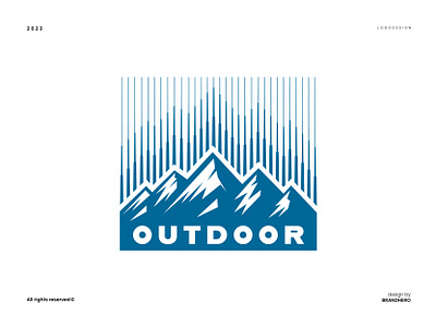 Mountain Logo branding design graphic design logo vector