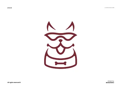 Dog Logo branding design graphic design logo vector