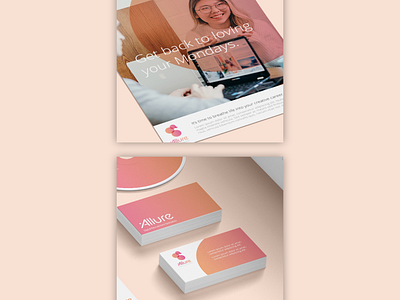 Allure Recruitment - Printed Media branding design digital graphic media print stationery ui ux
