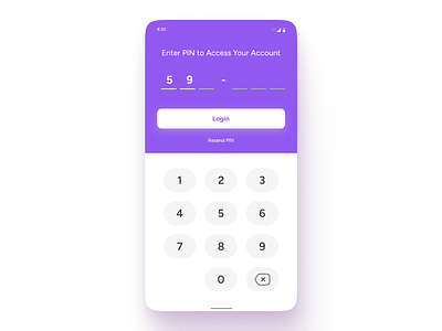 AppLock PIN Screen UI Design | Security PIN | OTP UI Design App 6 digit code app security app ui design dribbble keyboard ui design material design minimalist mobile app design mobile app ui design mobile security otp screen ui design password ui design pin ui design privacy pin privacy protection security pin user authentication