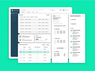 Recurrency data analysis data platform webapp ui data ui dataarchitecture database dataengineering dataexperience dataplatform datascience figma interactiondesign interface ui ui design uiux usability user interface ux design uxui