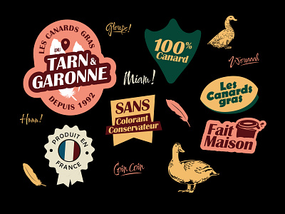Maison Delboulbès - Brand brand branding design graphic design identity illustration illustrator patch typo vector