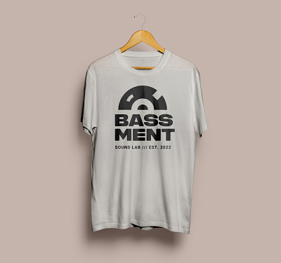 Logo design for Bassment band bass branding house music logo music logo rock music t shirt