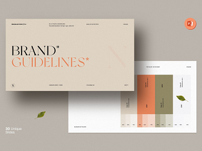 Brand Guidelines Presentation creative branding