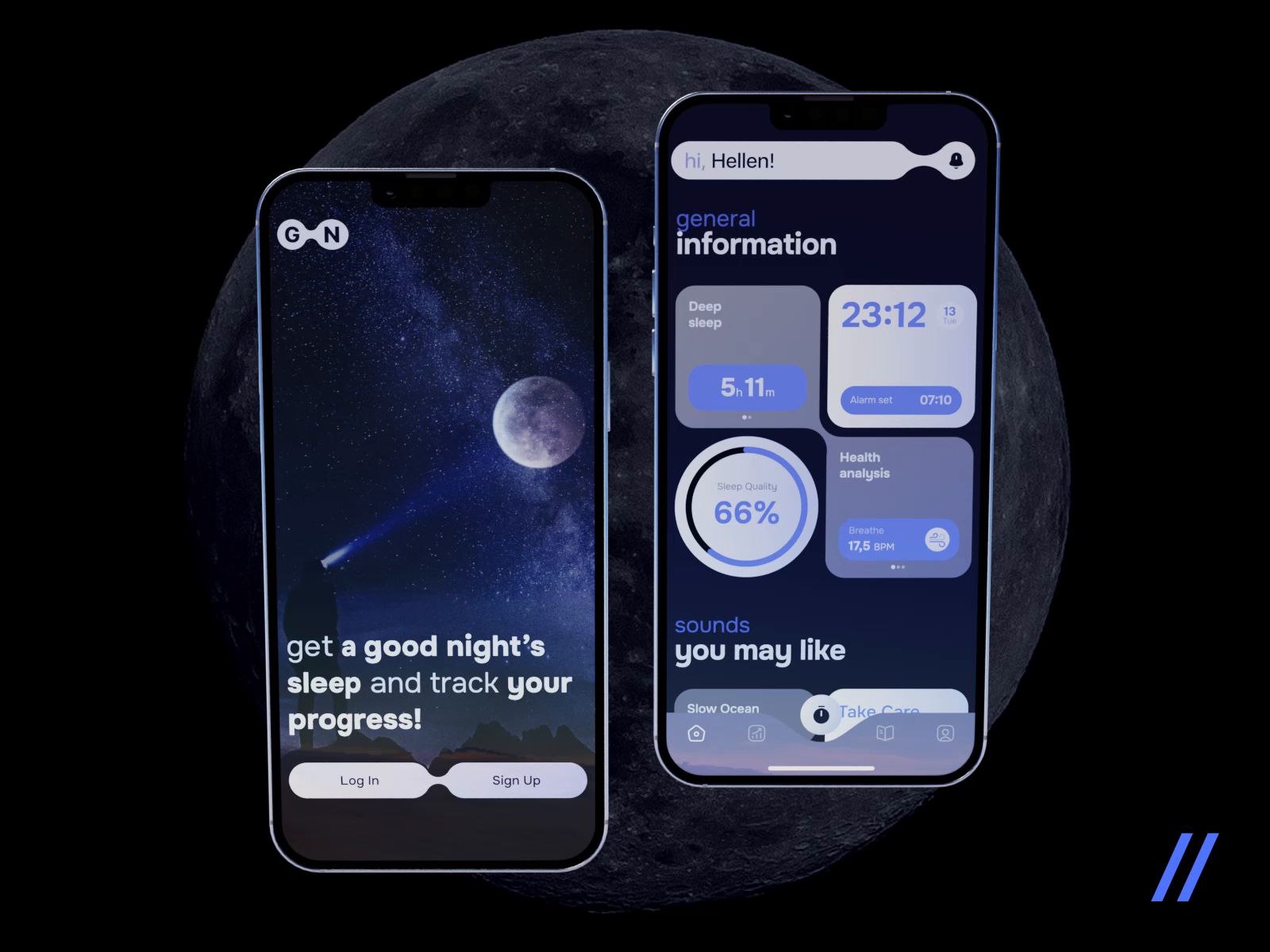 Sleep Mobile iOS App by Purrweb UI/UX Agency on Dribbble