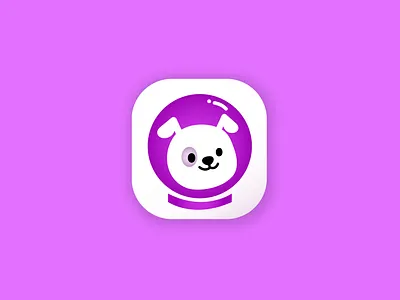 Dog App Icon design dog graphic design illustration logo mascot mascot logo vector