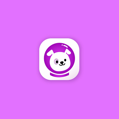 Dog App Icon design dog graphic design illustration logo mascot mascot logo vector