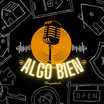 Logo Algo Bien Podcast brand design logo