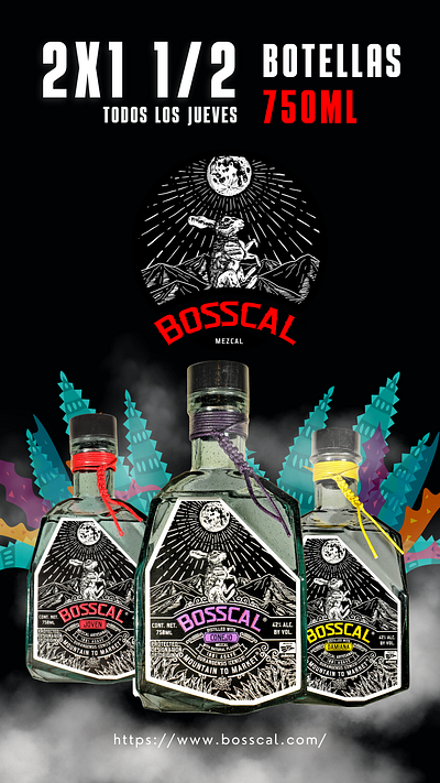 Bosscal Mezcal Promotional branding promotional