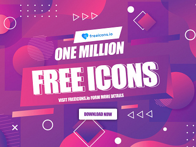 1 MILLION FREEICONS 3d animation branding design free icons graphic design icon illustration logo motion graphics vector vector logo