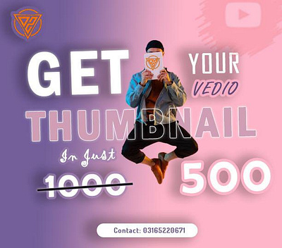 Vedio Thumnail in Rs:500 graphic design