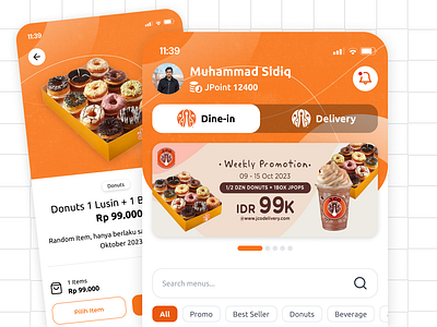 Donuts Apps apps design donuts apps donuts mobile ui ux