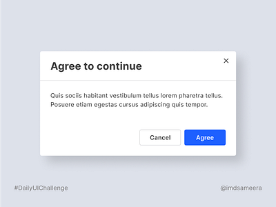 Simple Pop-up modal UI app design daily ui daily ui design mobile app design pop up modal ui popup ui design ui ui design ui design challenge uiux ux ux design