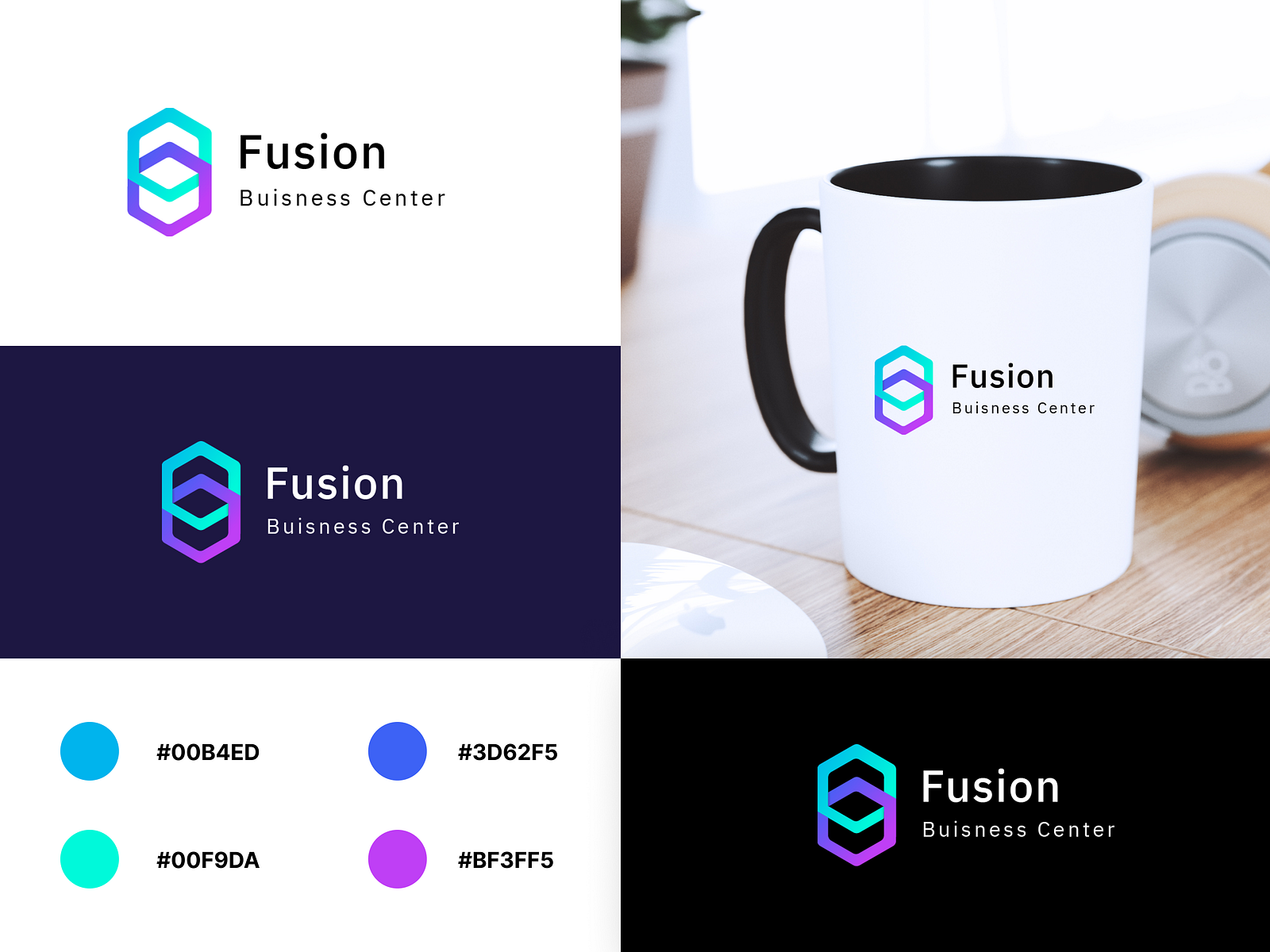 Fusion - Logo design by Shaima Hamila on Dribbble