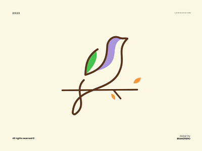 Bird Logo branding design graphic design logo vector
