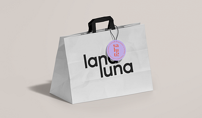 LanaLuna brand identity branding fashion graphic design logo logo design packaging typography
