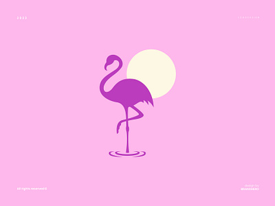 Flamingo Logo branding design graphic design illustration logo vector