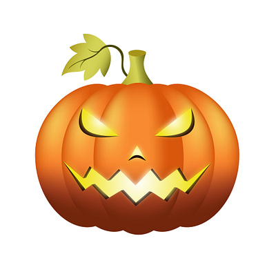 Boo! Halloween is coming! Did you find the Jack O'Lantern yet? angry gradient leaf