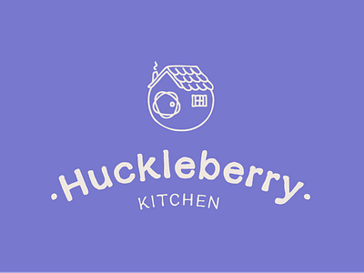 Huckleberry Kitchen brand identity branding children childrens brand kids logo logo icon logomark