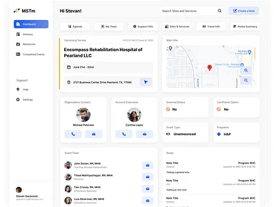 Surveyor Dashboard dashboard figma graphic design hospital medical native survey ui ux web