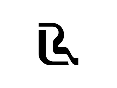 LR or RL Monogram Logo bold initial l letter logo logos lr minimalist modern monogram r rl simple unique