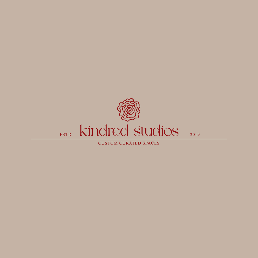 Kindred Studios Logo animation feminine graphic design interior design logo logo logo design luxury logo luxury logo design