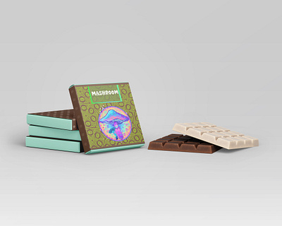 psychedelic chocolate bar bar design branding chocolate bar creative design graphic design packaging design psychedelic psychedelic chocolate