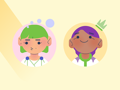 Genomelink - Avatars avatars constructor design dna graphic design illustration personalities traits