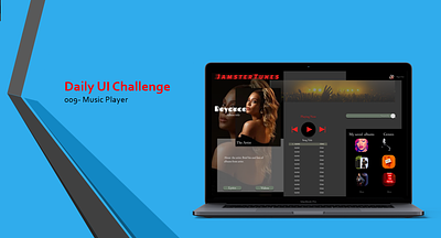 Daily UI Challenge 009- Music Player dailyui figma ui ux