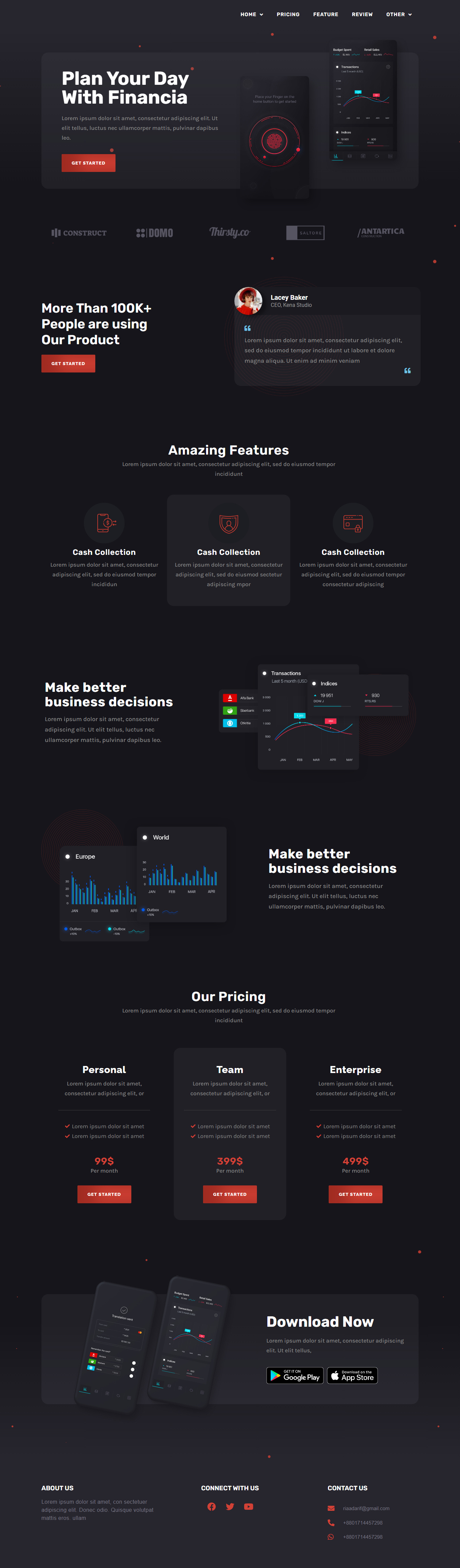 Mobile App & Fintech Startup Website design designer development elementor pro elementor website fintech mobile app professional responsive startup ui web web development webdesign website website design wordpress wordpress elementor wordpress landing wordpress website