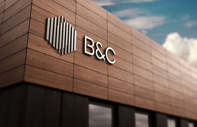 B&C Brand Identity System and Signage Design brand identity branding corporate identity design geometric design graphic design logo minimal design