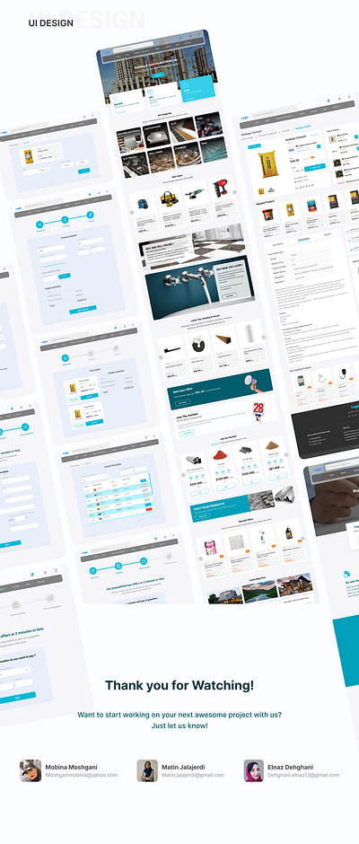 Building Materials Store building case study design designer graphic design ui ux website