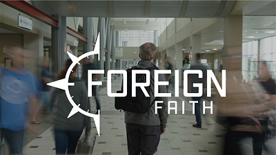 Foreign Faith Sermon Series Branding 1 peter church compass design foreign faith navigation sermon series branding sermon series graphics