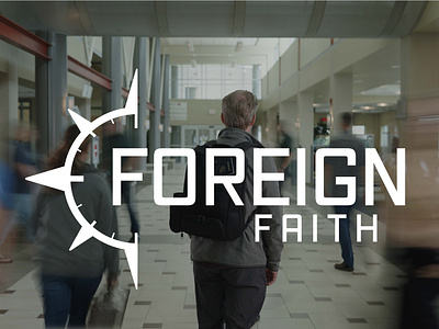 Foreign Faith Sermon Series Branding 1 peter church compass design foreign faith navigation sermon series branding sermon series graphics