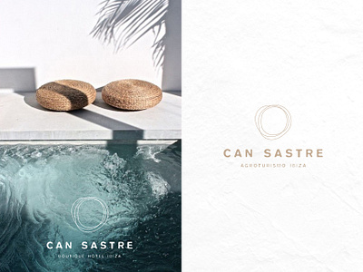 Logo / Identity Design Hotel Can Sastre Ibiza branding brochure design graphic design hotel ibiza logo typography