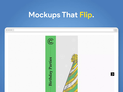 Mockups that flip brochures tri folds