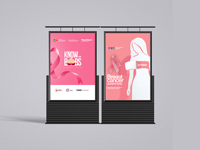 Breast cancer awareness flyer branding breastcancer design flyer graphic design illustration logo minimal october typography vector