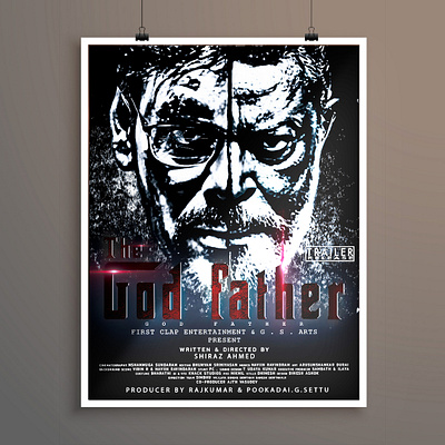 The God Father | Poster Design 3d animation graphic design logo motion graphics ui