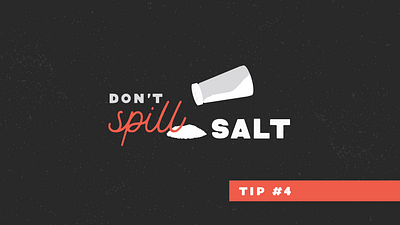 Friday the 13th - Salt animation bad luck black collection cooking curse halloween kinetic type mograph pepper red salt series spices spill tap text tip typography words