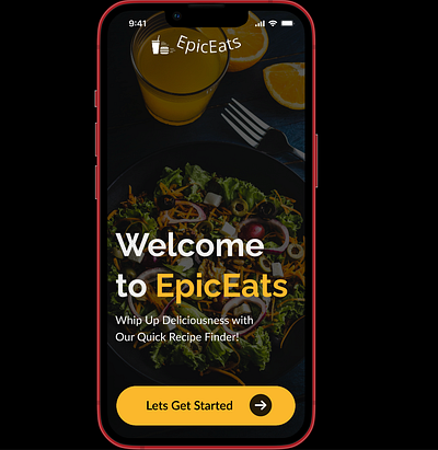 EpicEats: Cook Like a Pro, Anywhere branding design food graphic design mobile mobileapp ui ux