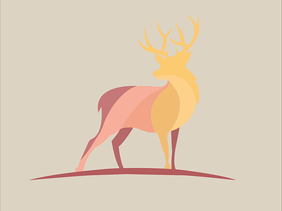 vector deer deer logo vector graphic design logo