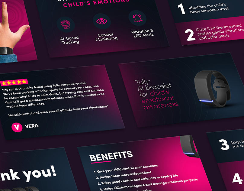 Tully AI Bracelet Creative Presentation ai presentation pitch deck pitch deck design powerpoint design powerpoint template ppt presentation design presentation portfolio presentation template presentations