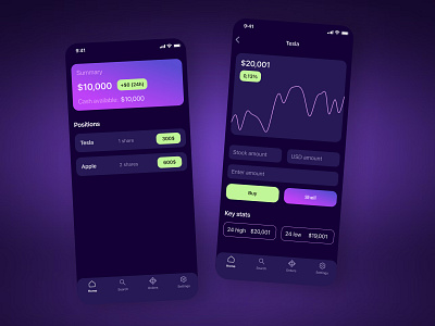 Crypto Trading Mobile App app crypto currency design interface mobile mobile app trading ui uiux ux uxui wallet