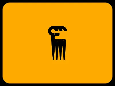 Modern Deer Logo animal animal logo artist black black logo branding deer deerlogo design flat graphicdesign icon illustration illustrator logo logodesign modern modernlogo ui yellow