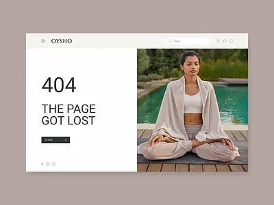 404 page 404page e commerce onlinestore ui ux webdesign