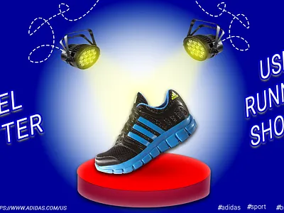 Social Media Design --Adidas-- branding graphic design illustration typography