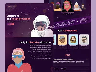 Web3 Landing page - NFT 3d animation darkmode finance landingpage nft ui ui design visual design web3
