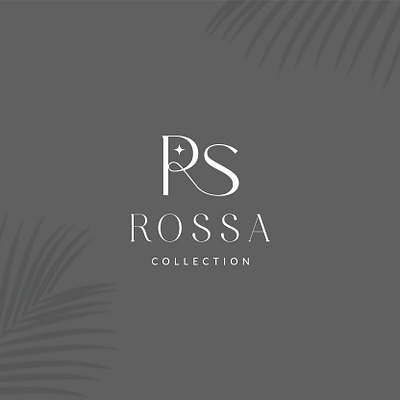 ROSSA Collection Logo Design 3d animation branding card card design collection design graphic design illustration logo logomake motion graphics rossa rossa collection logo design typography ui ux vector