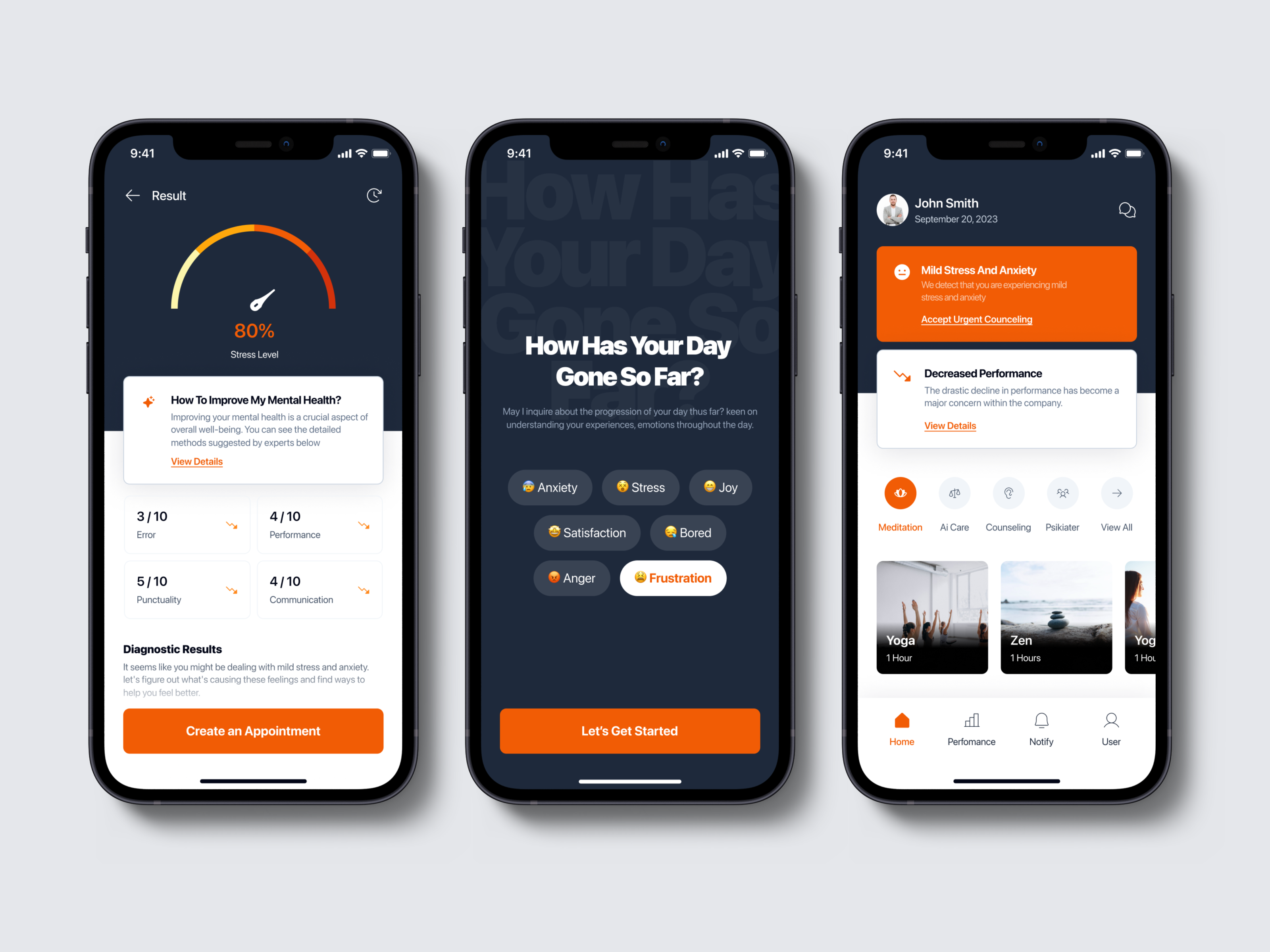 Mental Health For Employee ai anxiety app app design appdesign artificial intelligent company employee machine learning mental mental health mental health awareness mental illness mentalhealth mobile mobileapp self care stat ui