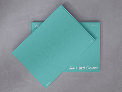 A4 Hard Cover Book Mockup 3d a4 book booklet brand branding brochure design identity lighting logo mock up mockup product render